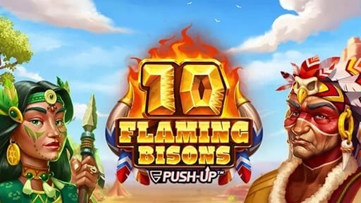 Play online Casino 10 Flaming Bisons