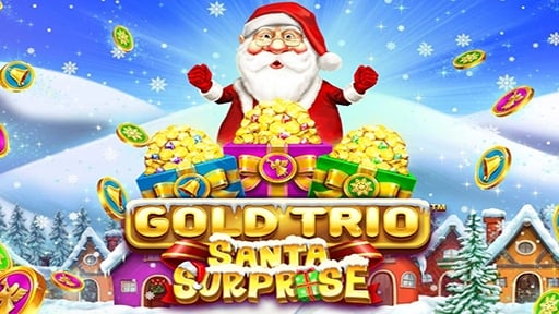 Casino Slots Gold Trio Santa Surprise