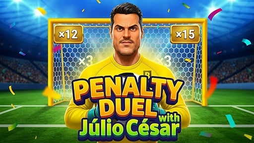 Casino Slots Penalty Duel with Julio Cesar